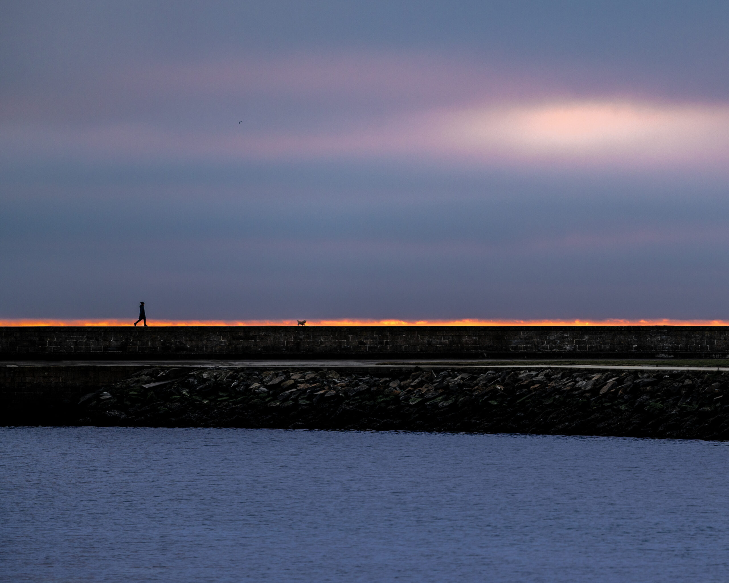 Howth Sea Wall Sunrise