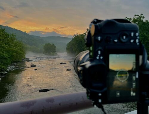 Behind the Scenes of a Serene River Sunrise